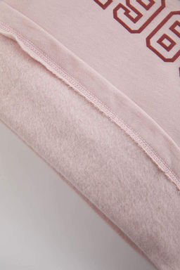 Платье с длинными рукавами и принтом для маленьких девочек - Defacto фото 4