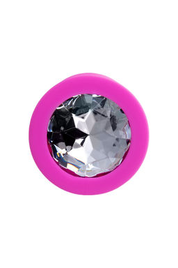 Анальная втулка ToDo by Toyfa Brilliant, силикон, розовая, 7 см, 2,8 см, 50 г