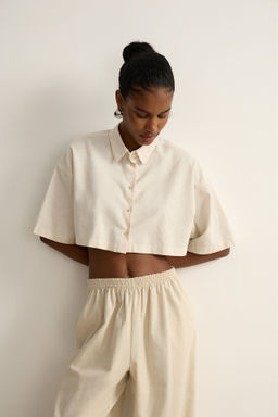 Брюки на резинке изо льна - Mollis фото 3