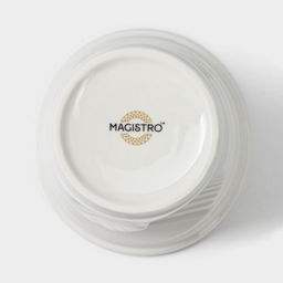Набор кружек фарфоровых Magistro «Бланш», 2 предмета: 400 мл, цвет белый