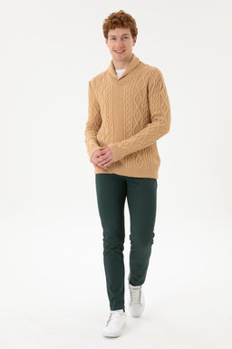 Мужской свитер песочного меланжа - U.s. polo assn фото 11
