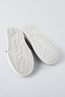 LEATHER PLIMSOLLS WITH STRAPS - Zara фото 6