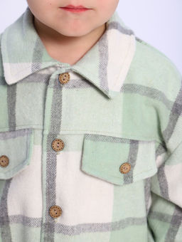 РБ012 Рубашка "Бавария" 3 (фисташковый; белый)