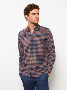 Regular Fit Uzun Kollu Ekose Erkek G?mlek