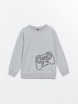 Bisiklet Yaka Erkek ?ocuk Sweatshirt