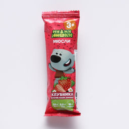 Батончик-мюсли злаковый Ми-Ми-Мишки клубника, 24 г - Simaland фото 3