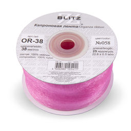 Лента капроновая 38 мм ( 1 1/2 ) BLITZ OR-38 22.8 м  0.5 м СК/Распродажа