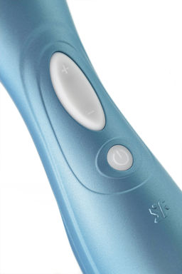 Вакуум-волновой бесконтактный стимулятор клитора Satisfyer PRO 2, силикон, голубой, 15 см.