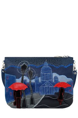 Сумка с аппликацией ДС-261-69 синий