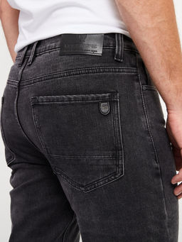 Утепленные мужские джинсы зауженного кроя с начесом - Mossmore фото 7