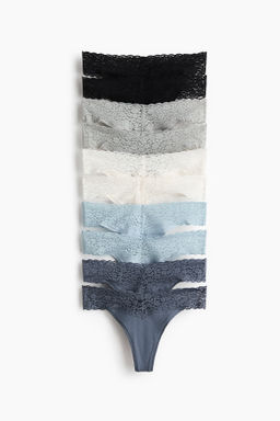 Pack de 10 bragas Thong de encaje - H&m фото 2