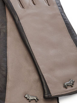 Перчатки жен п/ш LB-0641 d.brown/taupe - Labbra фото 6