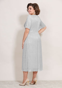 Платье Mira Fashion 5392W-Р серебро