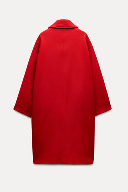 WOOL BLEND OVERSIZED COAT ZW COLLECTION - Zara фото 5