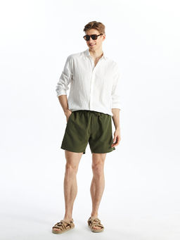 K?sa Boy Bask?l? Erkek Deniz ?ortu