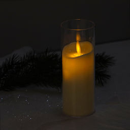 Свеча светодиодная подвижный фитиль в подсвечнике 14 см / VFR-24 /уп 12/288/ - Галеонтрейд фото 5