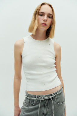 Top con strass - H&m фото 3