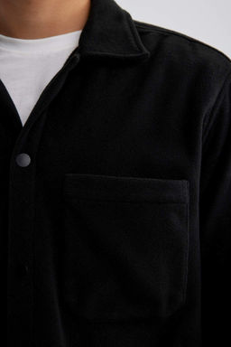 Рубашка Polar с длинным рукавом Relax Fit - Defacto фото 6