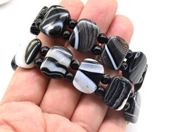 Браслет из агата глазкового сегмент 20*14мм, 44г