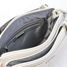 Женская сумка через плечо с тремя отделениями 87008 Вайт 2128-101 - Cidirro фото 4