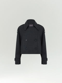 ЕМКА / Укороченный тренч из шерсти - Emka фото 7