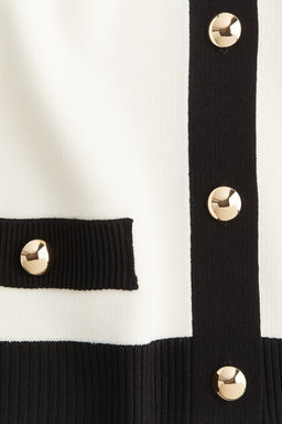 Sueter sin mangas con botonadura frontal - H&m фото 5