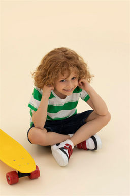 Детская зеленая футболка с круглым вырезом Неожиданная скидка в корзине - U.s. polo assn фото 2