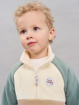 Костюм флисовый Колор блок Полынь 0+ - Bungly фото 6