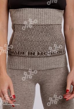 Пояс вязаный из 100% монгольской шерсти (арт. 03116)