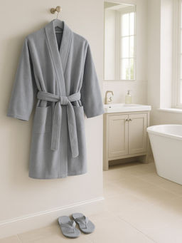 Халат детский серый