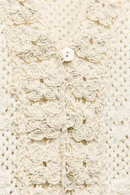 POINTELLE KNIT ROMANTIC TOP - Zara фото 4