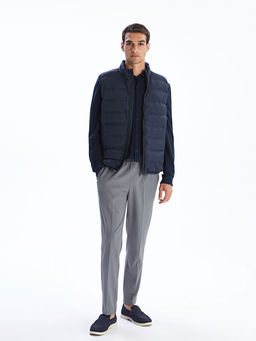 Standart Kal?p Dik Yaka Erkek ?i?me Yelek