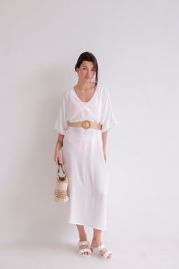 Martichelli Платье пляжное белое  фото 8