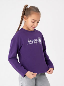 Лонгслив детский Хэппи экрю - София фото 6