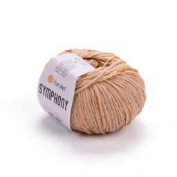 Симфония (Symphony) пряжа YarnArt 80%хлопок 20%вискоза 10х50г/125м  фото 6