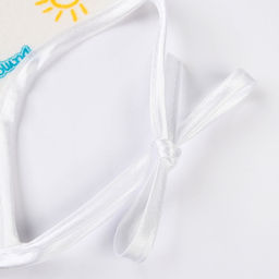 Нагрудник детский 18×18 см., микрофибра с ПВХ покрытием «Витоша», белый