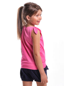 Футболка-топ UD 0359 голубой/белый кант - Mini maxi фото 35