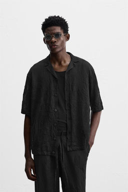 CREASED-EFFECT KNIT SHIRT - Zara фото 2