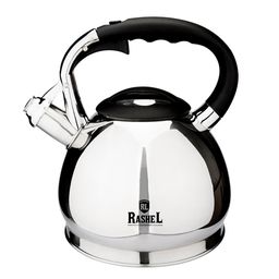 Чайник из нержавеющей стали 3 л со свистком (М-7171) /Rashel/
