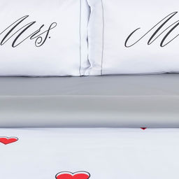 Постельное бельё Этель евро Mr&Mrs 200*215 см,240*215 см,50*70+4 см - 2 шт  фото 4