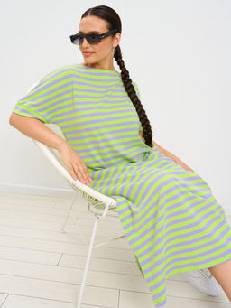 Платье женское MR025SS3 l.green/violet