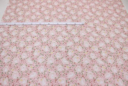 Сатин Зайчата на прогулке, ш.1.60м, хлопок-100%, 110гр/м.кв - Купава фото 3