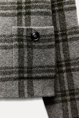 FAUX FUR COLLAR JACKET - Zara фото 7