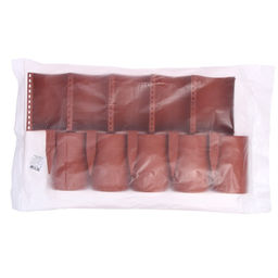 Ограждение декоративное, 24×100 см, 10 секций, пластик, терракотовое, «Брёвнышко»