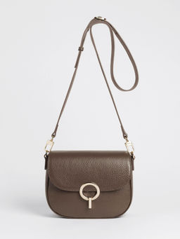 Женская кожаная сумка Richet 3292LG 251 Тауп