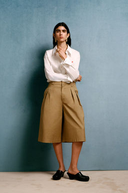 CAMISA POPEL?N BORDADO WILLY CHAVARRIA X ZARA / Blanco  фото 2