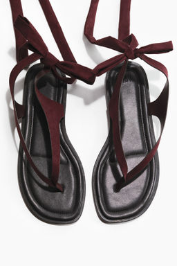 Sandalias con lazada - H&m фото 4