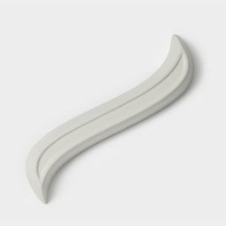 Блюдо для оливок «Серпан», 150 мл, 26×9×3 см, керамика, белое