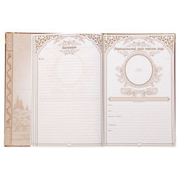 Родословная книга Дерево, 100 страниц, 22 х 31 см.