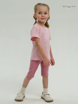 Костюм Актив лиловые сердечки-сухая роза - Sovalina фото 25